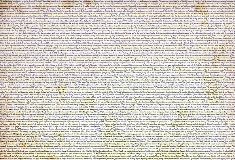 The Pickwick Papers Texture
