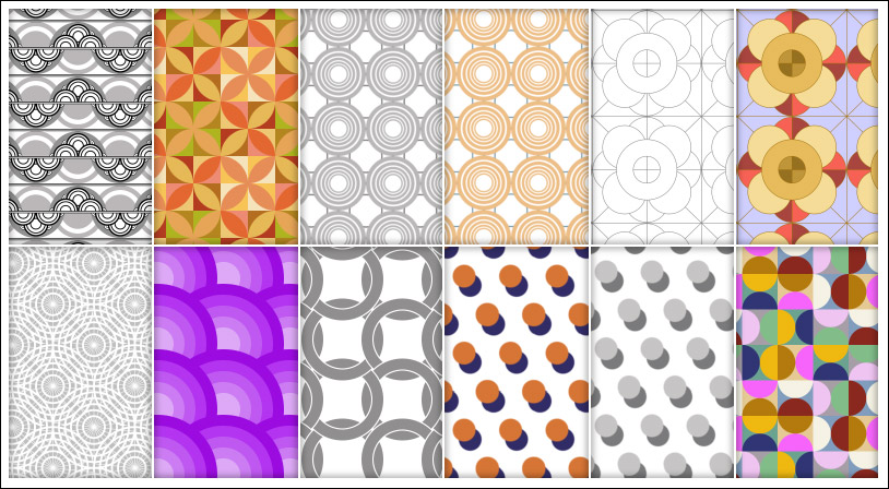 Circles Patterns for Photoshop
